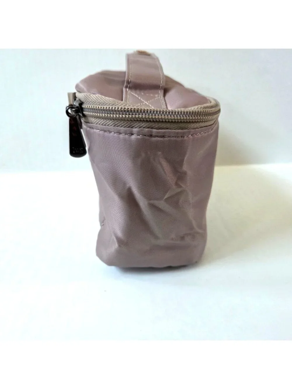 Lug Dolly Short Cosmetics Makeup Toiletry Travel Case Taupe